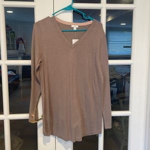 Brown jjill top